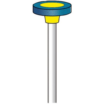 軸付ゴム砥石 (ダイヤモンド砥粒入り) 永興電機工業
