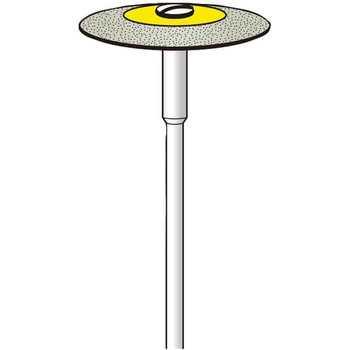 軸付ゴム砥石 (ダイヤモンド砥粒入り) ホイール 永興電機工業