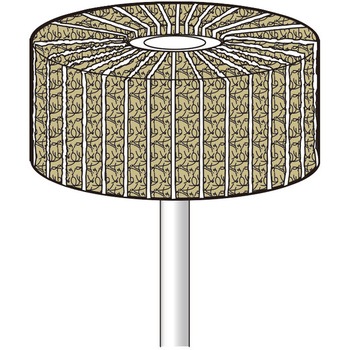 軸付クッションサンダー (放射タイプ) 永興電機工業