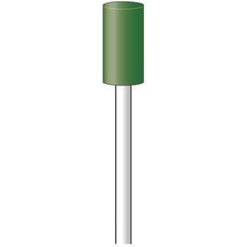 軸付フェルトバフ 酸化クロム (円筒型) 永興電機工業