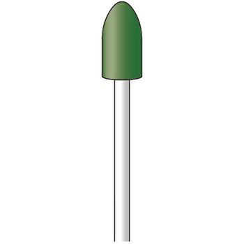 軸付フェルトバフ 酸化クロム (砲弾型) 永興電機工業
