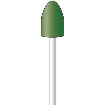 軸付フェルトバフ 酸化クロム (砲弾型) 永興電機工業