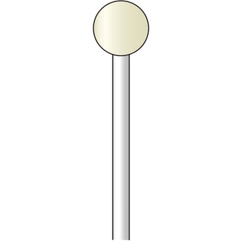 軸付フェルトバフ (ハード) 球型 永興電機工業