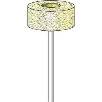 軸付フェルトバフ (ソフト) 平型 - 永興電機工業