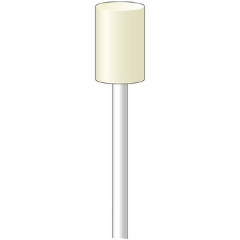 軸付フェルトバフ (ソフト) 円筒型 永興電機工業