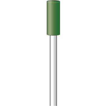 軸付フェルトバフ 酸化クロム (円筒型) 永興電機工業