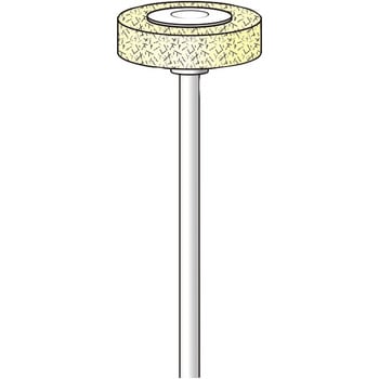 軸付フェルトバフ (ハード) 平型 - 永興電機工業