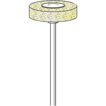 軸付フェルトバフ (ハード) 平型 - 永興電機工業