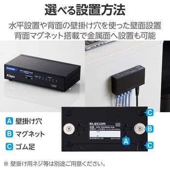 Amazon.co.jp: エレコム スイッチングハブ ギガビット 5ポート