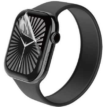アップルウォッチ 衝撃吸収 フィルム 2枚入 【Apple Watch Series 10 46mm対応】 全面保護 光反射軽減 エレコム