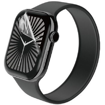 アップルウォッチ 衝撃吸収 フィルム 2枚入 【Apple Watch Series 10 46mm対応】 全面保護 反射防止 エレコム