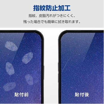 らくらくスマートフォン a/らくらくスマートフォン Lite MR01 フィルム アンチグレア 抗菌 指紋防止 エレコム
