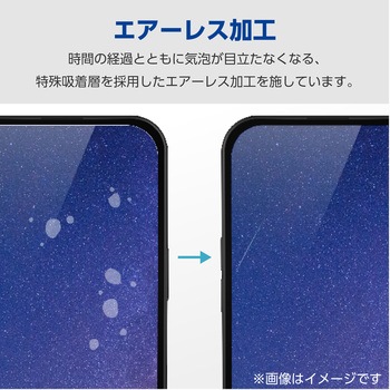 らくらくスマートフォン a/らくらくスマートフォン Lite MR01 フィルム アンチグレア 抗菌 指紋防止 エレコム