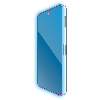 AQUOS sense9 SH-53E ガラスフィルム 高透明 ブルーライトカット 衝撃吸収 表面硬度10H 指紋防止 飛散防止 エレコム