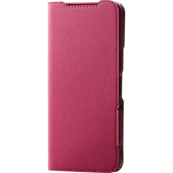 らくらくスマートフォン a/らくらくスマートフォン Lite MR01 ケース レザー 手帳型 超軽量 エレコム