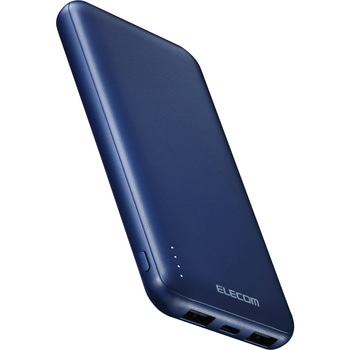 DE-C66-10000BU ���o�C���o�b�e���[ 10000mAh ��e�� ����(Type-C�~1 micro-B�~1) �o��(Type-C�~1 USB-A�~2) �P�[�u���t�� �G���R�� 08766515