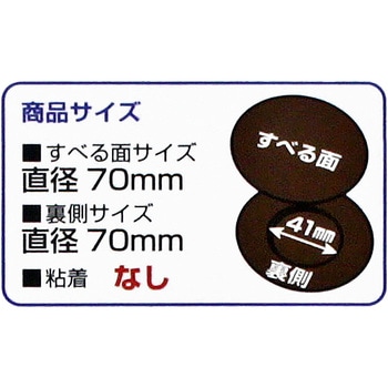 よく滑る家具のすべり材 WAKI