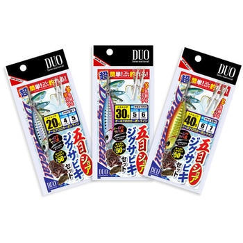 五目ショア ジグサビキセットSS/15g デュオ