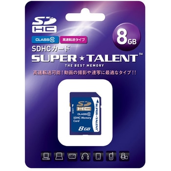 SDHCカード Class10 SUPER TALENT