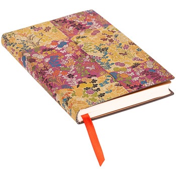 Flexis ピンクの唐織 ミニ Paperblanks(ペーパーブランクス)