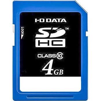 SDH-T4G Class 10対応 SDHCメモリーカード 1枚 I ・O DATA(アイ・オー