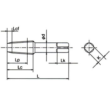 管用テーパタップ(英式) 難削材用 CPM-TPT OSG(オーエスジー)