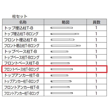 歩行補助手すり グリップライン 柱 - トステム(LIXIL)