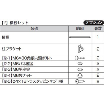 歩行補助手すり グリップライン オプション 横浅 W1200 トステム(LIXIL)