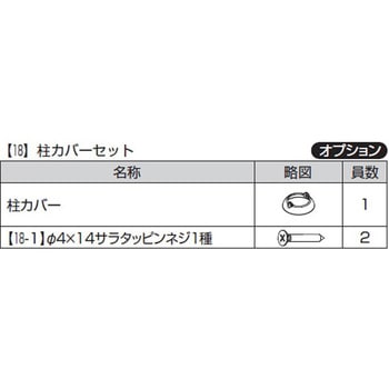 歩行補助手すり グリップライン オプション 柱カバー トステム(LIXIL)