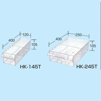 CSワゴン透明ボックス付(CSGタイプ/耐荷重130kg) サカエ