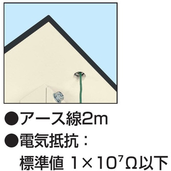 帯電防止マット張作業台 抗菌パールホワイト (DSK/耐荷重350kg/H740/固定式) サカエ