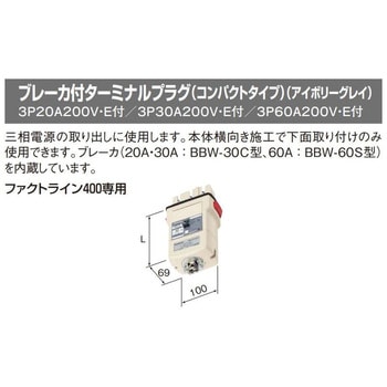 ファクトライン400用 ブレーカ付ターミナルプラグ Panasonic(パナソニック)
