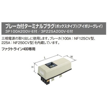 ファクトライン400用 ブレーカ付ターミナルプラグ Panasonic(パナソニック)
