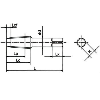 管用テーパスパイラルタップ(米式) SFT-TPT ねじの種類：NPT