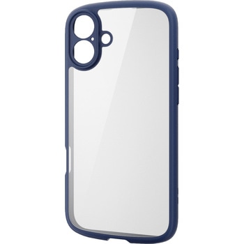 iPhone 16 Plus ケース ハイブリッド 衝撃吸収 軽量 薄型 カメラレンズ保護設計 ストラップホール付 エレコム