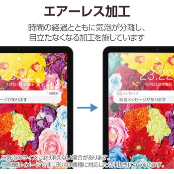 iPad mini (A17 Pro)/第6世代 8.3インチ用 フィルム アンチグレア 固定シール付 抗菌 高精細 エレコム