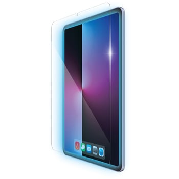iPad mini (A17 Pro)/第6世代 8.3インチ 用 ガラスフィルム 高透明 ブルーライトカット 貼り付けツール付 エレコム