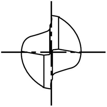 XPM-TPDSS 3×1.5°×52×8 粉末ハイステーパエンドミル XPM 2刃 スタブ