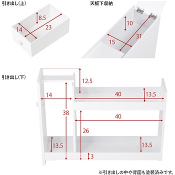 完成品 コストコ対応 スリムトイレラック 萩原