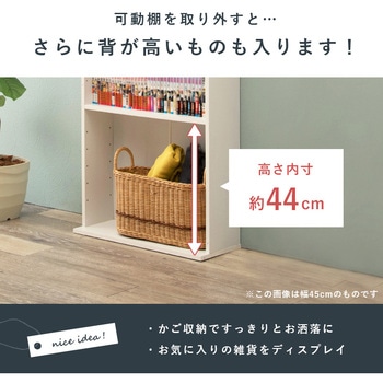 大容量 本棚 スリム 萩原