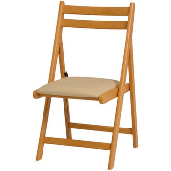 隙間に収納できる 折りたたみチェアー 木製 萩原