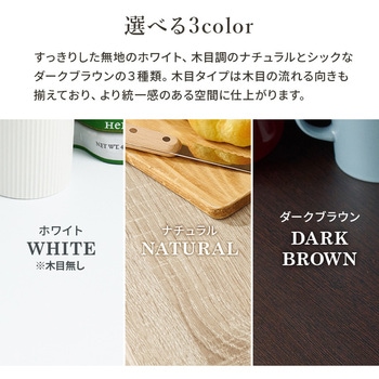 収納力に優れたキッチンカウンター<ワイドタイプ 幅118cm> 萩原