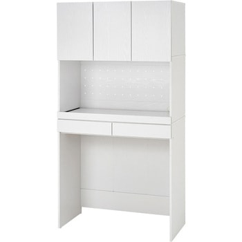キッチンラック 扉付き 幅88×高さ172cm 萩原