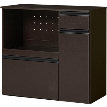 収納力に優れたキッチンカウンター<ミドルタイプ 幅89cm> 萩原