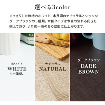 収納力に優れたキッチンカウンター<ワイドタイプ 幅118cm> 萩原