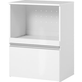 収納力に優れた キッチンカウンター <スリムタイプ 幅60cm> 収納庫タイプ 萩原
