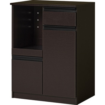 収納力に優れた キッチンカウンター <スリムタイプ 幅60cm> 扉収納タイプ 萩原