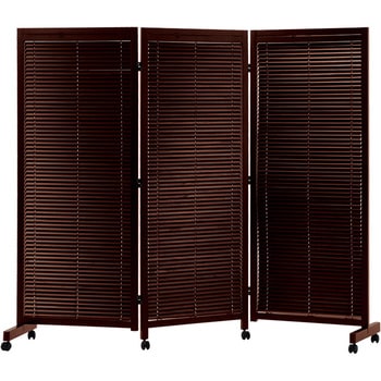 パーテーション3連タイプ キャスター付き 高さ165cm 萩原