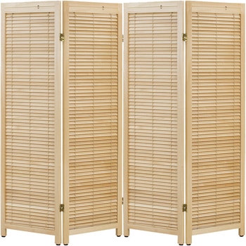 パーテーション4連タイプ 完成品 高さ151cm 萩原