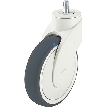 プラスチックデザインキャスターWAVEネジ込み(ステンレス製金具) SISIKU(シシク)